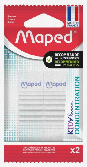 Gumka KidyLearn Concentration 2szt MAPED