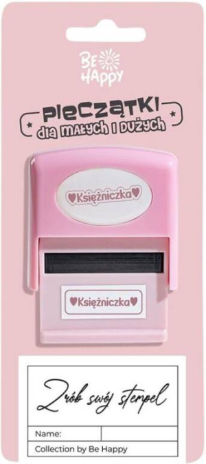 Pieczątka z napisem - Księżniczka