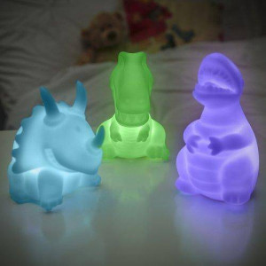 Lampki dinozaury zmieniające kolor
