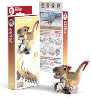 Dinozaur Raptor Eugy. Eko Układanka 3D