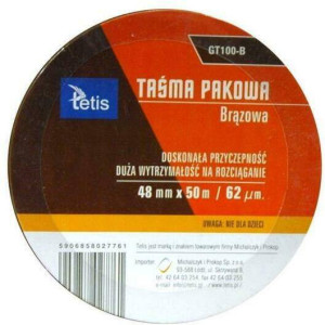 Taśma pakowa brązowa 48mmx50m