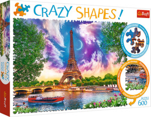 Puzzle 600 Crazy Shapes! Niebo nad Paryżem 11115