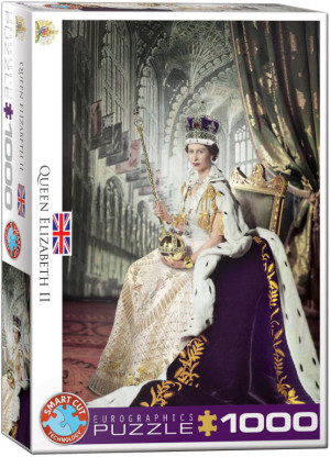 Puzzle 1000. Queen Elizabeth II. 6000-0919