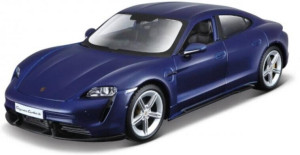 Porsche Taycan Turbo S Blue 1:24