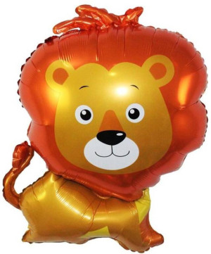 Balon foliowy Lew z grzywą 66x48cm