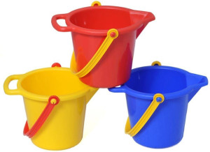 Wiaderko z dzióbkiem 14cm mix
