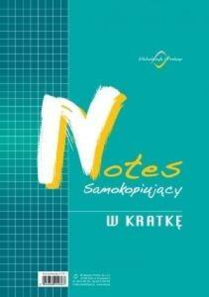 Notes samokopiujący w kratkę