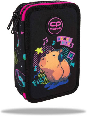 Piórnik podwójny z wyposażeniem Coolpack Jumper 2 Capybara Music
