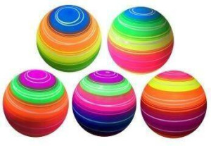 Piłka PVC 23 cm - Tęcza, mix