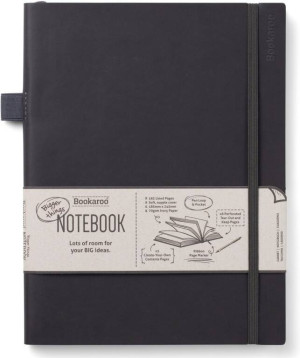 Bookaroo Notatnik Journal duży, czarny