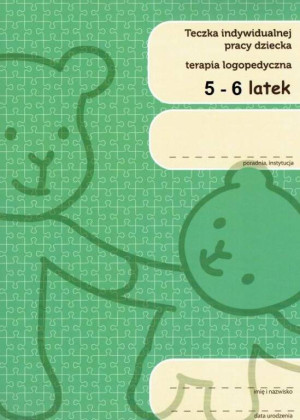 Teczka indywidualnej pracy dziecka, terapia logopedyczna 5-6-latek