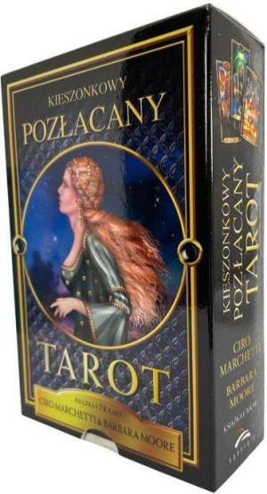 Kieszonkowy pozłacany Tarot