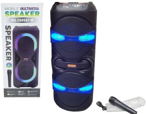 Głośnik Bluetooth z mikrofonem karaoke USB