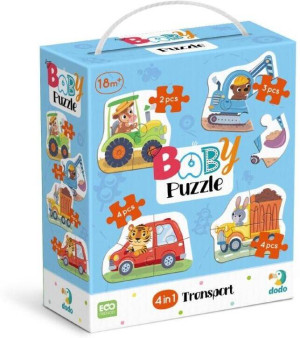 Baby puzzle 4w1 Transport