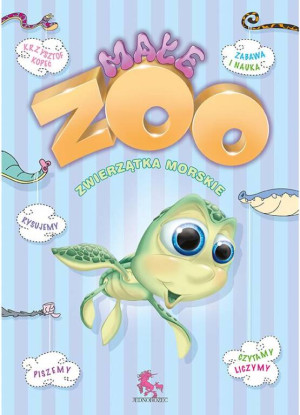 Kolorowanka małe ZOO. Zwierzątka morskie