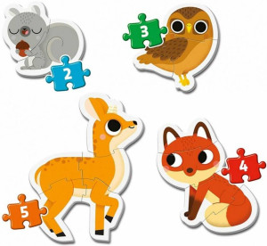 Clementoni. Moje Pierwsze Puzzle. Forest animals