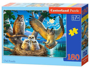 Castor. Puzzle 180 Owl Family