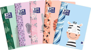 Zeszyt A5/16K linia podwójna kolor Kids, 10 sztuk