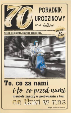 Kartka okolicznościowa. Urodziny 70