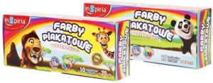 Farby plakatowe 20ml, 10 kolorów