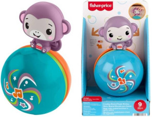 Fisher-Price Fioletowa Małpka Piłeczka