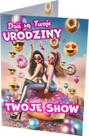 KARNET URODZINY B6 Z KOP WKLEJANY NER URD-036 FO