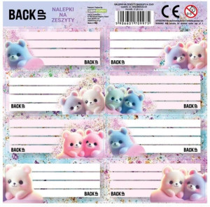 Nalepki na zeszyty Backup 8 a 23 DERFORM