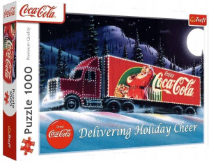 Puzzle 1000 Coca-Cola: Świąteczna Ciężarówka TREFL