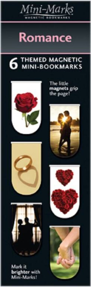 Zakładki magnetyczne. Romance. 6 sztuk.
