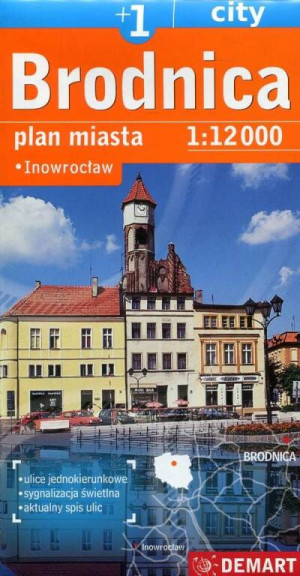 Plan miasta - Brodnica/Inowrocław 1:12 000 DEMART