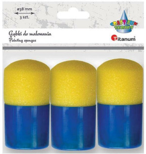 Gąbki do tuszowania 38mm, 3 sztuki