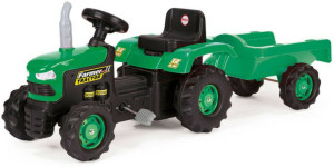 Traktor na pedały z przyczepą