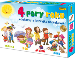 Edukacyjna loteryjka obrazkowa - 4 pory roku