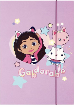 Teczka z gumką A4. Gabby's Dollhouse. Mix