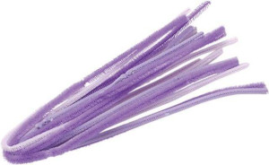 Drucik oplatany 50cm mix fioletowy 10szt