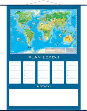 Plan lekcji. Mapa Świat Młodego Odkrywcy