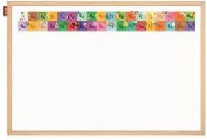 MemoBe. Tablica edukacyjna. Alphabet adventure! 60x40 cm