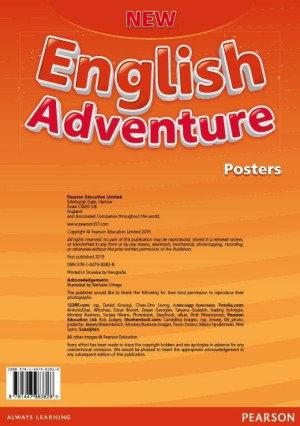 New English Adventure 3. Zestaw Plakatów do podręcznika wieloletniego