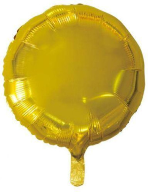 Balon foliowy okrągły złoty 45cm