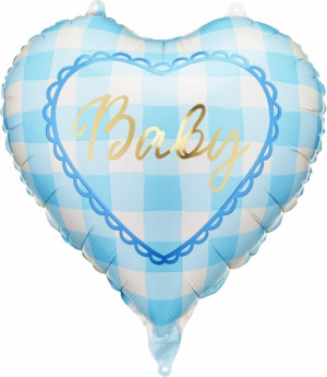 BALON FOL BABY SERCE NIEB 35CM PBH