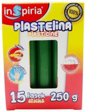 Plastelina. Ciemnozielona 250g