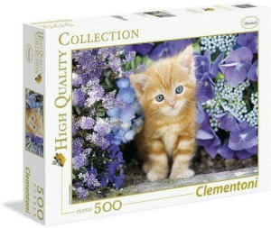 Puzzle 500. High Quality Collection. Imbirowy kot