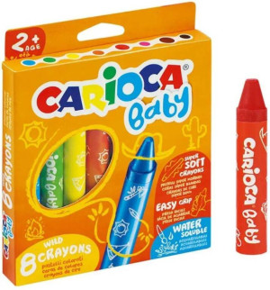 Kredki. Carioca Baby. 8 kolorów
