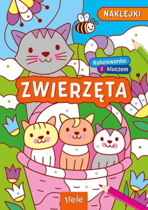 Zwierzęta. Kolorowanka z kluczem