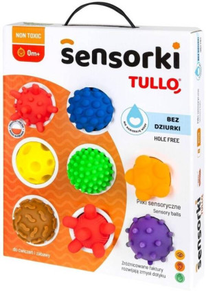 Sensorki Tullo. Piłki sensoryczne bez dziurki