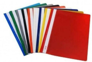 Skoroszyt twardy PVC czerwony (10szt)