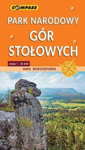 Mapa wodoodporna. Park Narodowy Gór Stołowych 1:35 000