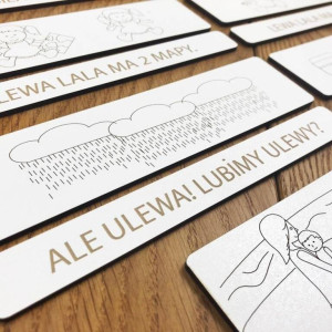 Układanka. Zdania z sylab prymarnych. Cz.1