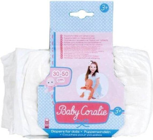 Pieluszki dla lalki Princess Coralie 3szt