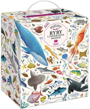 CzuCzu. Puzzlove. Ryby i zwierzęta wodne. 200 el.